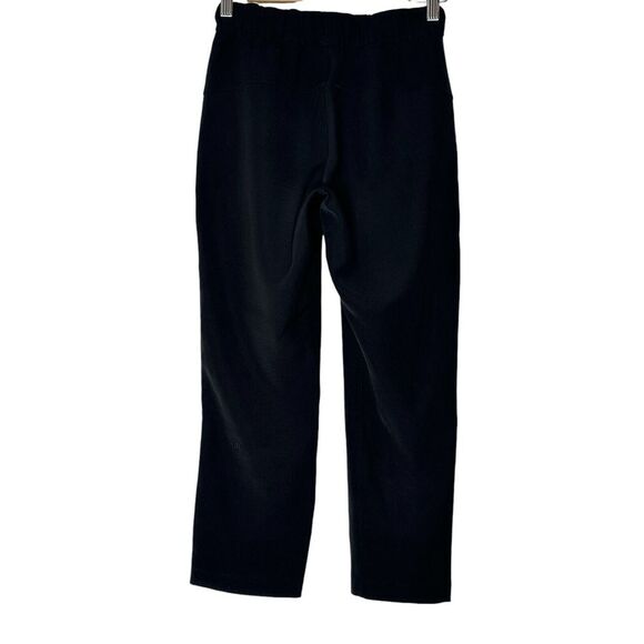 Lululemon Pants Women Black Size 2‎ Athletic 22" Yoga Gym Crop Stretch Pockets - Picture 2 of 9